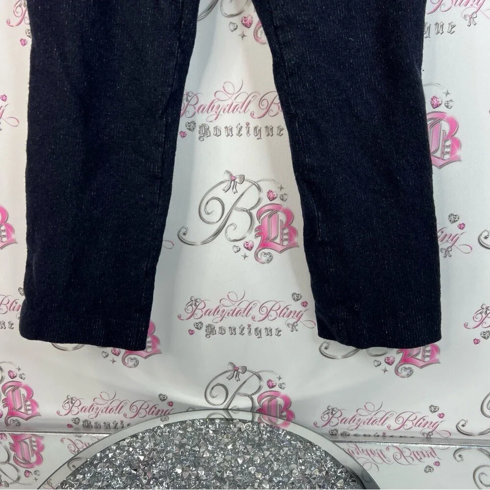 Banana Republic cropped pants slim fit blue white striped linen Pants Italy
